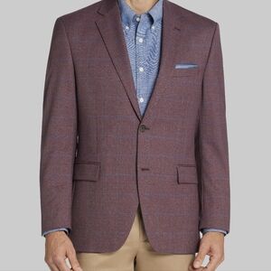 Jos. A. Bank Purple Plaid Blazer